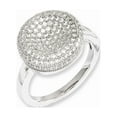 thumbnail image 1 of Sterling Silver and Cubic Zirconia Brilliant Embers Ring - Size 6, 1 of 2