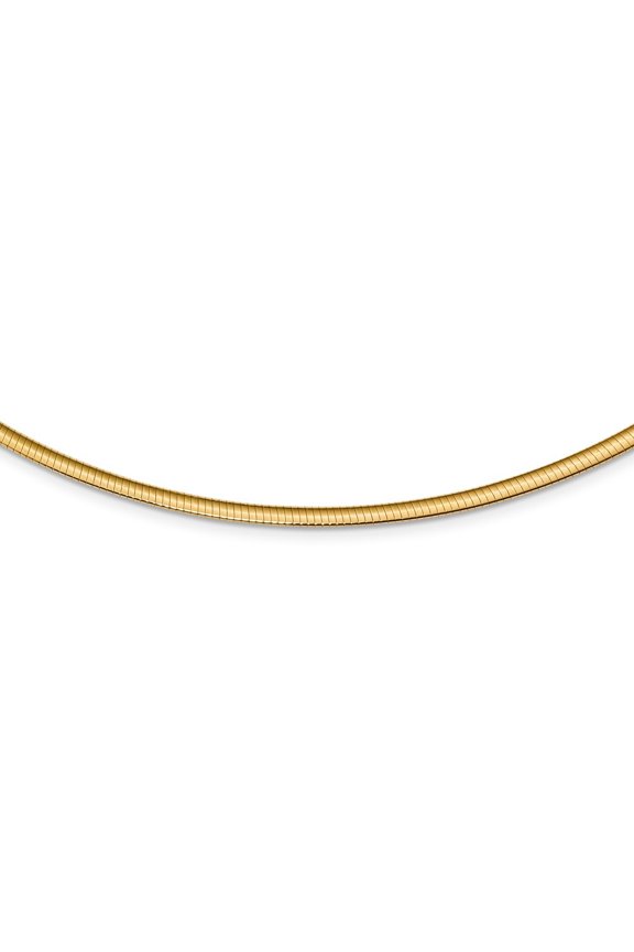 Sterling Silver and Flash Gold-Flashed Reversible 3mm Cubetto Necklace - 12.5 Grams - 16 Inch