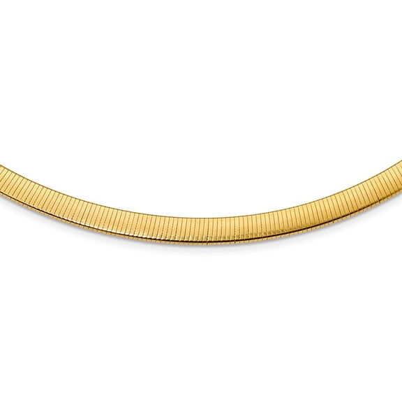Sterling Silver and Flash Gold-Flashed Reversible 5.75mm Cubetto Chain Necklace - 18 Inch