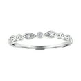 thumbnail image 1 of Sterling Silver and Genuine Diamond Accent Stackable Ring, 1 of 4