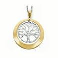 thumbnail image 1 of Sterling Silver and Gold-tone Textured Tree Pendant, 1 of 2
