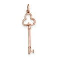 thumbnail image 1 of Sterling Silver and Rose Vermeil Key Pendant QP1530, 1 of 4