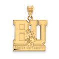 thumbnail image 1 of Sterling Silver w/ 14K Yellow Gold-Plated LogoArt Official Licensed Collegiate Boston University (BU) Large Pendant, 1 of 3