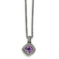 thumbnail image 1 of Sterling Silver with 14k Amethyst Necklace, 1 of 1
