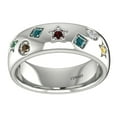 thumbnail image 1 of Sterling Silver with Genuine Multi Diamonds Band Ring, 1 of 1