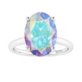 thumbnail image 1 of Sterling Silver with Mercury Opal Topaz Solitaire Ring, 1 of 6