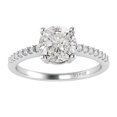 thumbnail image 1 of Sterling Silver with Natural White Topaz Engagement Ring, 1 of 3