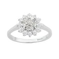 thumbnail image 1 of Sterling Silver with Natural White Topaz Halo Ring, 1 of 3