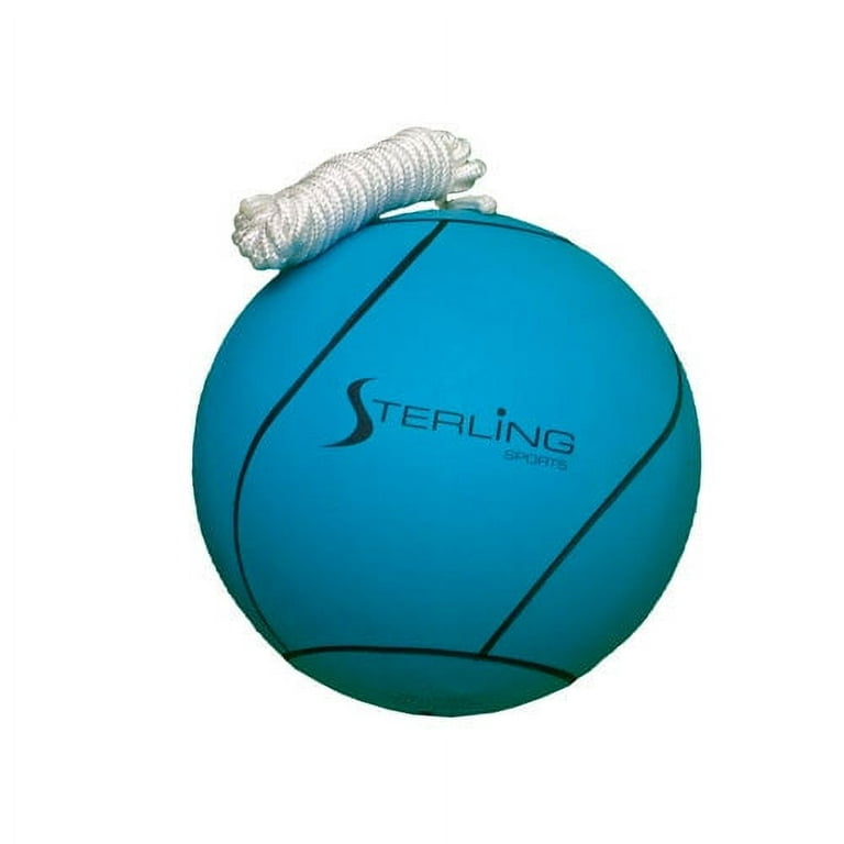 Sterling Sports Full Size Tetherball Ball with Rope, Blue 