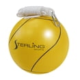 thumbnail image 1 of Sterling Sports Full Size Rubber Tetherball Ball with Rope and Carabiner, Yellow, 1 of 7