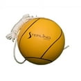 Sterling Sports Yellow Tetherball Ball with Attached Rubber Rope, Full
