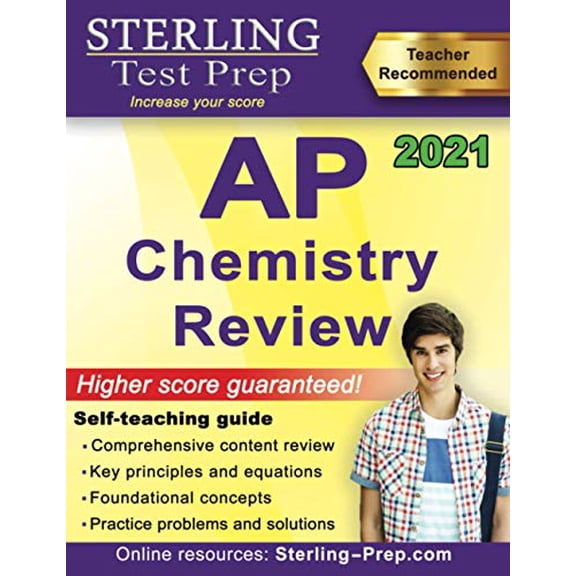 Pre-Owned Sterling Test Prep AP Chemistry Review: Complete Content Review Paperback