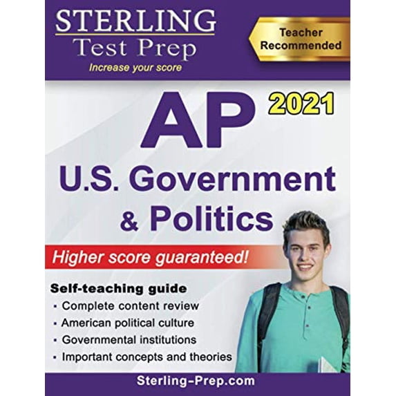 Pre-Owned Sterling Test Prep AP U.S. Government and Politics: Complete Content Review for AP Exam, (Paperback)