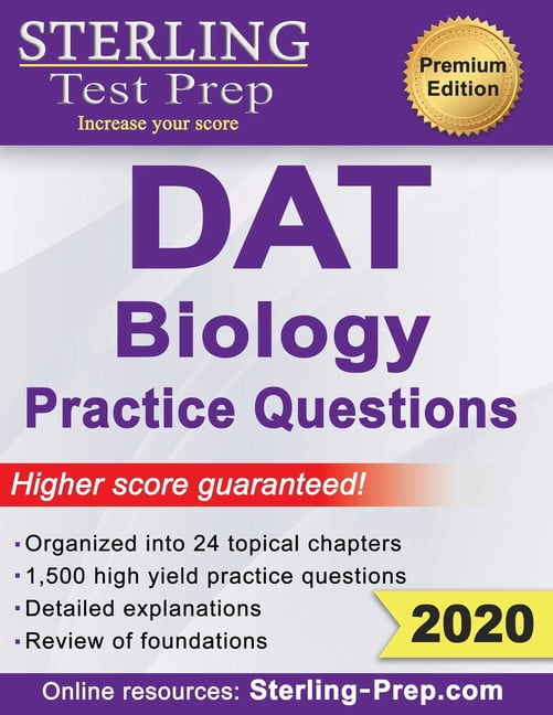 Sterling Test Prep DAT Biology Practice Questions: High Yield DAT ...
