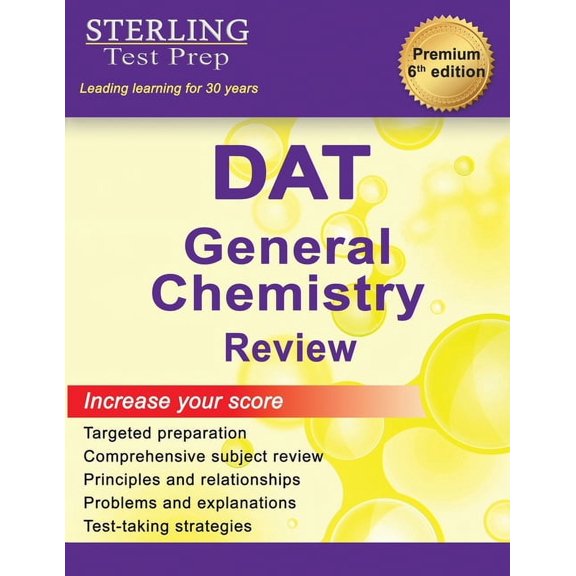 Sterling Test Prep DAT General Chemistry Review: Complete Subject Review, (Paperback)