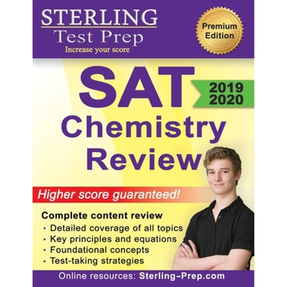 Pre-Owned Sterling Test Prep SAT Chemistry Review: Complete Content Review, 9780997778281, 0997778288, Paperback,