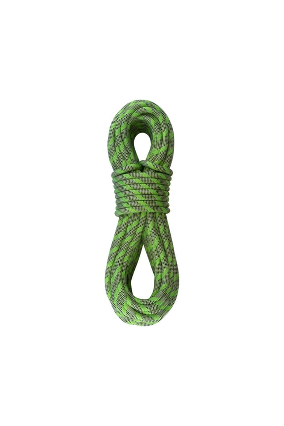 VR9 9.8mm Dynamic Climbing Rope - Green 60M