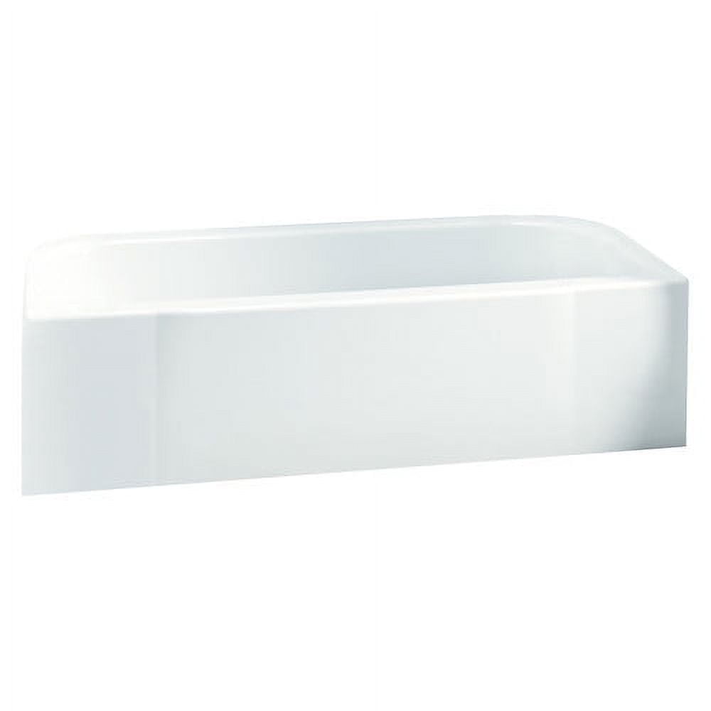 Sterling Vikrell 711411200 Accord Smooth Bath & Shower Unit, RightHand