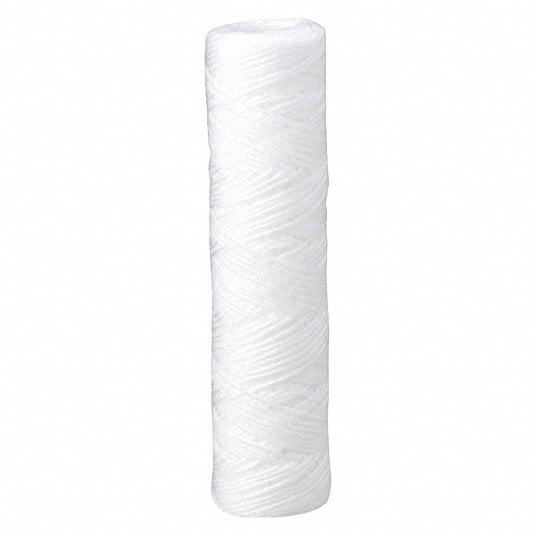 Sterling Water Treatment SW Series 4.5 inch by 10 inch Polypropylene String Wound 5 Micron Sediment Filter Cartridge - SWJ1005