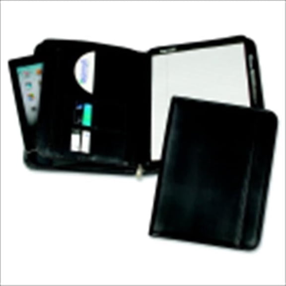 Sterling Zipper Padholder - Black - Letter