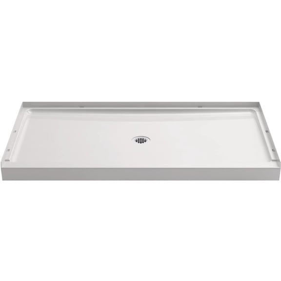 Sterling Plumbing Guard Shower Base 72331100-0 - Center Drain, Easy Installation - 60x34, White