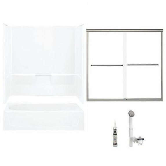 Sterling by Kohler Sterling 60-in x 29-in Bath and Shower Kit