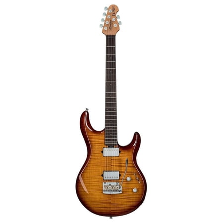 Sterling by Music Man Luke Flame Maple Top Electric Guitar Hazel Burst