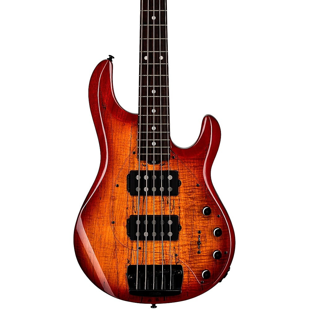 Natural Spalted Maple 5-String Bass Guitar with Roasted Maple Neck