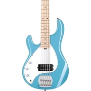 Sterling by Music Man StingRay 5 RAY5 Left-Handed Bass Guitar - Chopper Blue