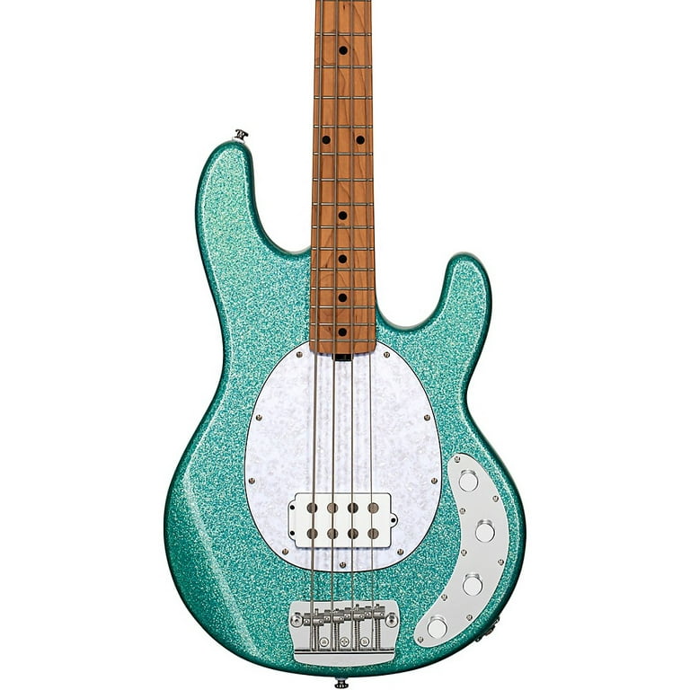Sterling by Music Man StingRay Ray34 Sparkle Electric Bass Seafoam