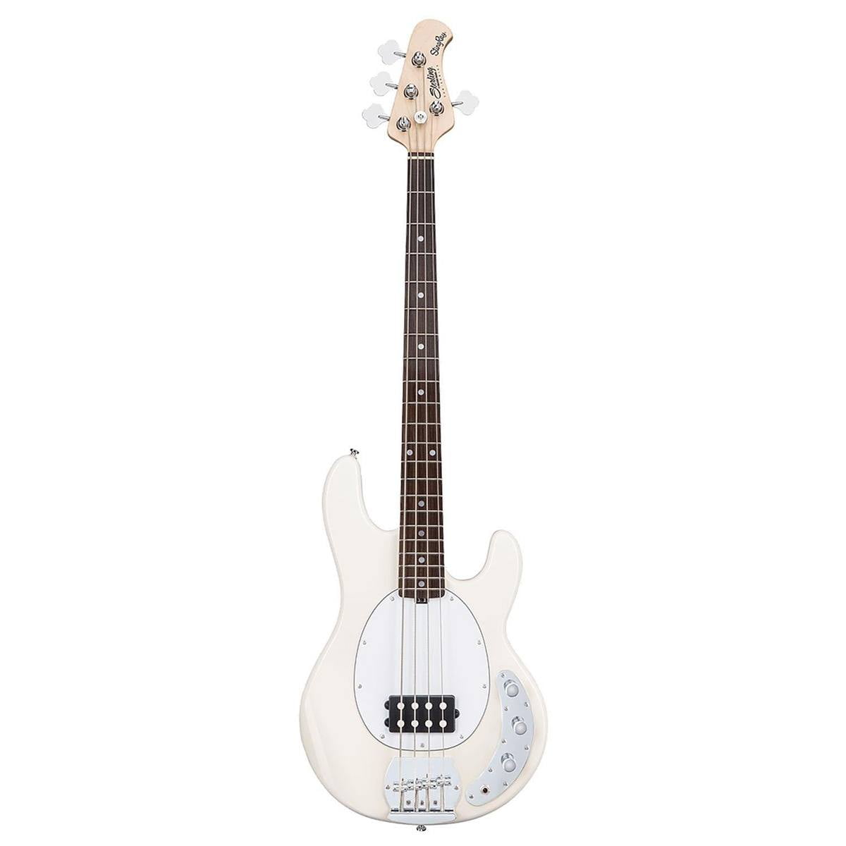 Sterling Vintage Cream 4-String Bass Guitar with Active Preamp