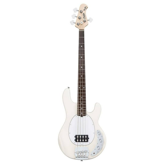 Sterling by Music Man S.U.B. StingRay RAY4 Electric Bass Guitar - Vintage Cream White Pickguard