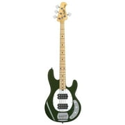 Sterling by Music Man StingRay RAY4HH Maple Fingerboard Electric Bass Guitar - Olive