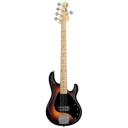 Sterling by Music Man StingRay Ray5 Maple Fingerboard 5-String Electric Bass Satin Vintage Sunburst