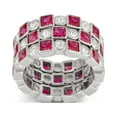 thumbnail image 1 of Sterling silver cr ruby ring, 1 of 2