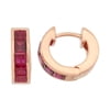Jordan Blue NYC Gemstone Huggie Earring Sterling Silver