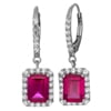 Jordan Blue NYC Gemstone Leverback Earrings Sterling silver