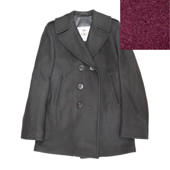 Sterlingwear Women's Authentic Navigator Wool Blend Peacoat, Multiple Colors, Made in USA