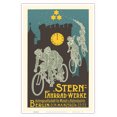 thumbnail image 1 of Stern Bicycles - Stern Fahrrad Werke - Berlin Germany - Vintage Bicycle Poster c.1913 - Master Art Print (Unframed) 12in x 18in, 1 of 4