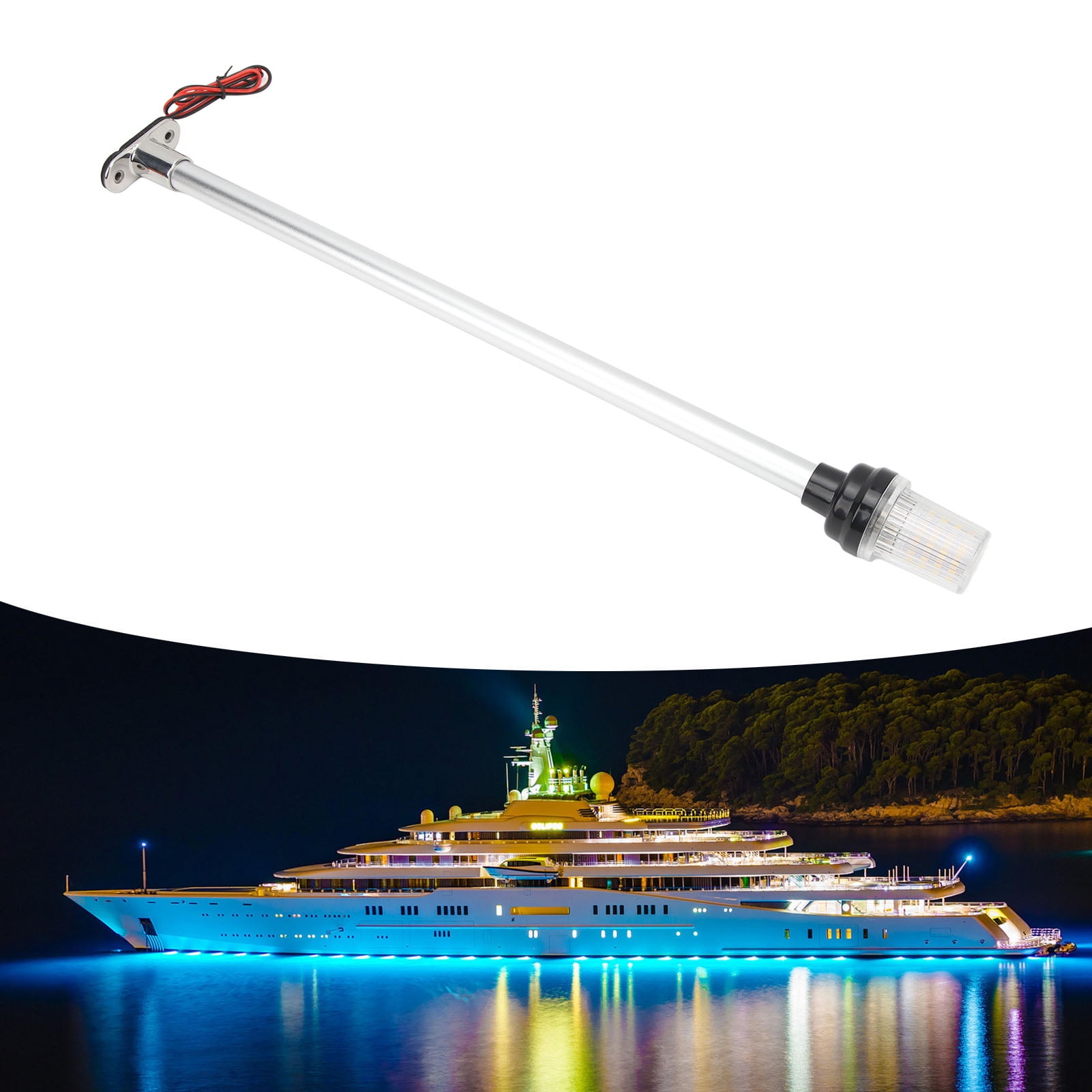 Stern Light, Humidity 22 Inches DC 12 To 24V Waterproof Boat Navigation