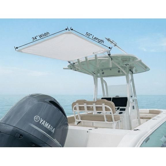 Stern T-Top Rocket Launcher Rod Holder Center Console Boat Shade (SS50)