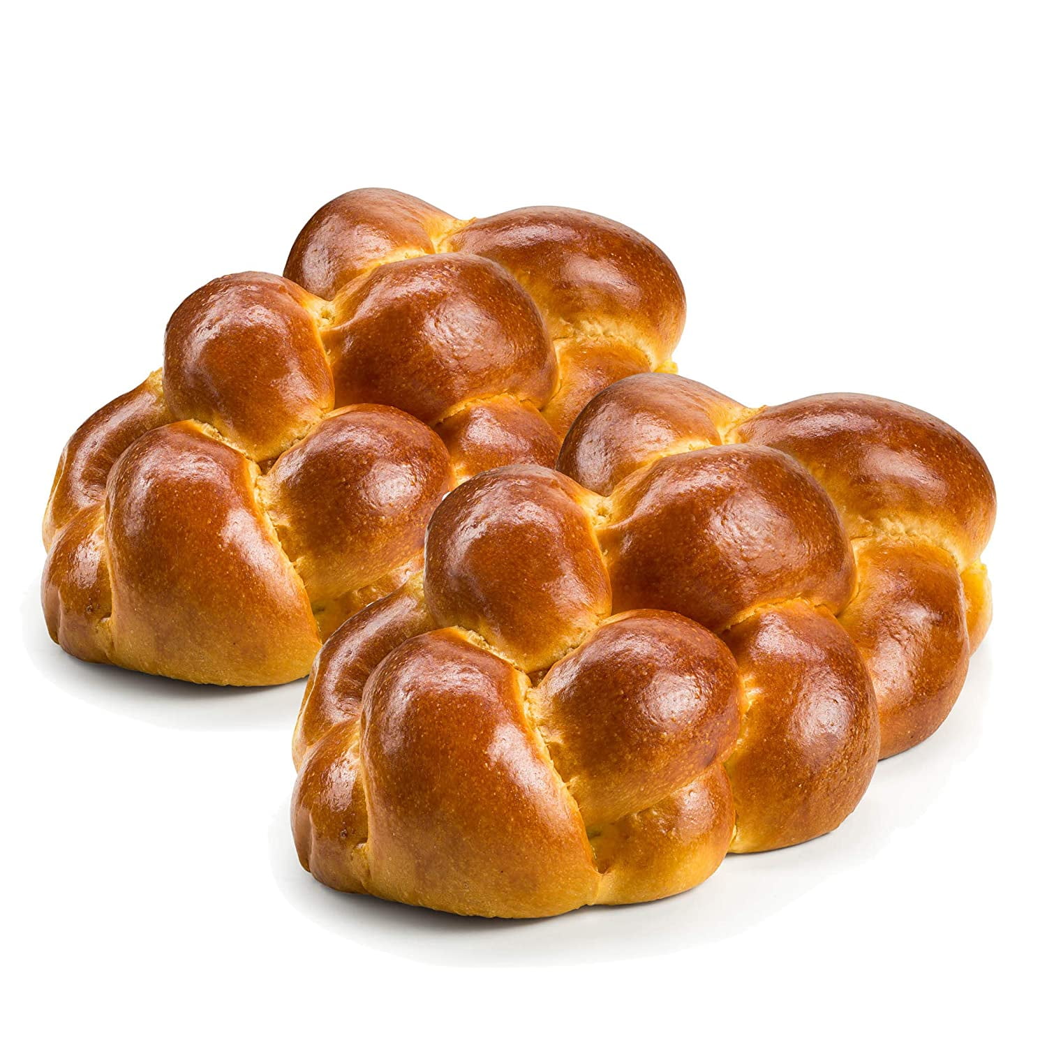 Stern's Bakery Kosher Challah Bread-15 Ounce Traditional Challah For Your Holiday Or Shabbat Table [ 2 Challah Breads Per Pack] (Long Braided Challah Bread)