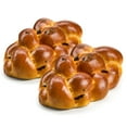thumbnail image 1 of Stern's Bakery Kosher Fresh Raisin Challah Bread 16 Ounce - Traditional Raisin Bread for your Holiday or Shabbat Table ( 2 Braided Raisin Challah Per Pack ) (Braided Raisin Bread), 1 of 2