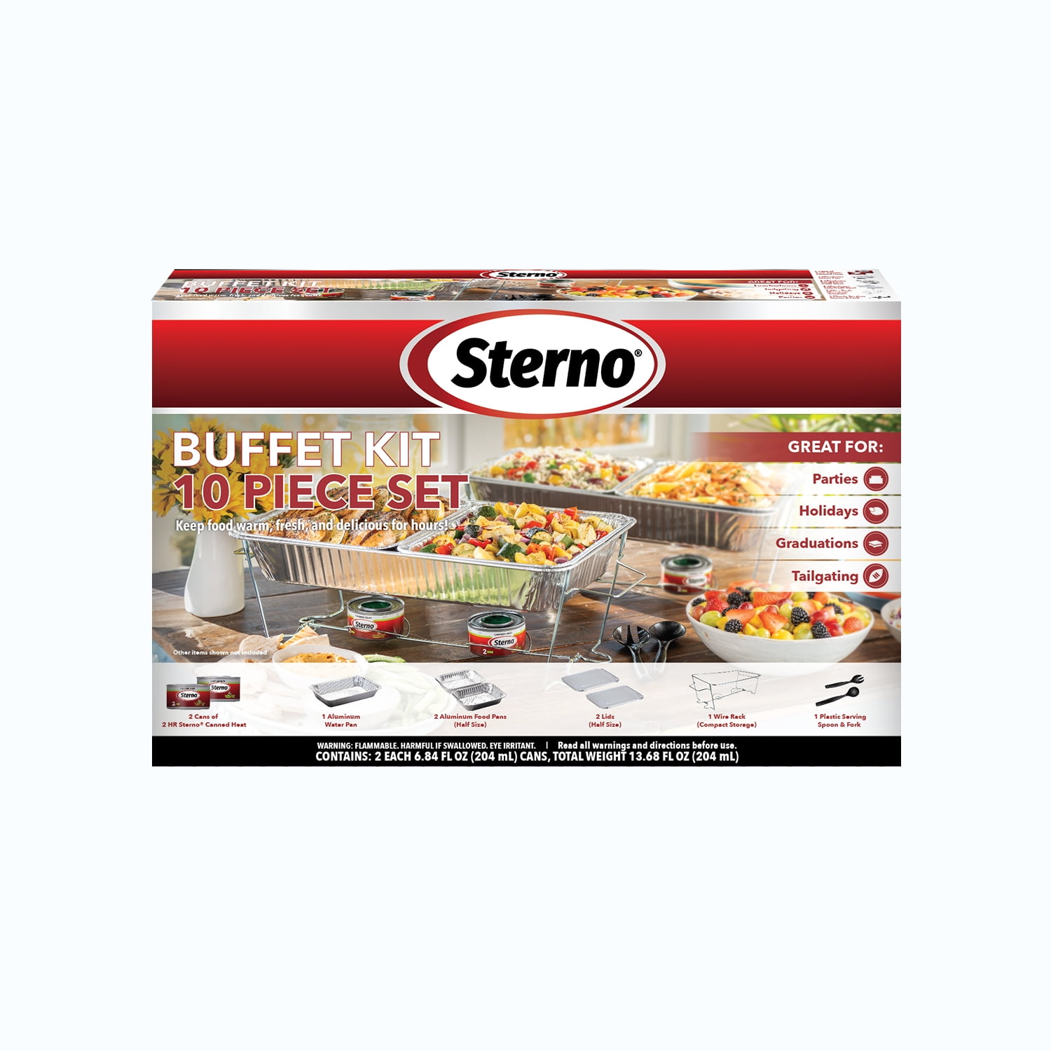 Sterno 10pc Buffet Kit - Full Size