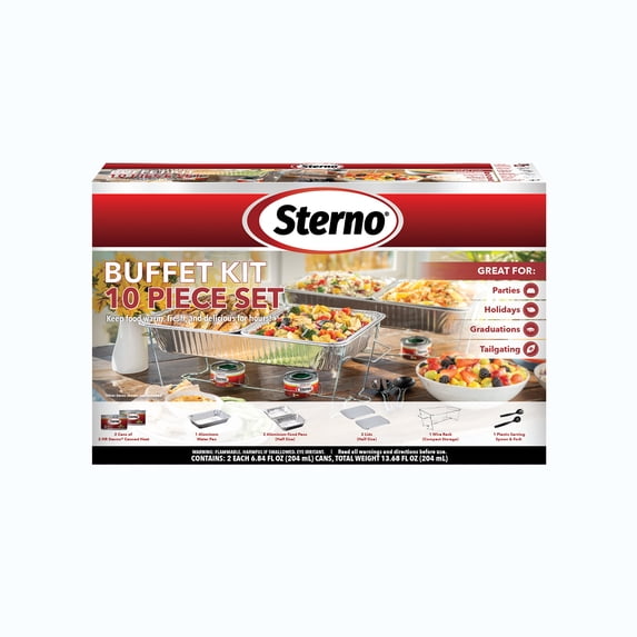 Sterno 10pc Buffet Kit - Full Size