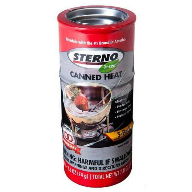 Sterno 2.6 oz Entertainment Cooking Fuel Cans, 3-Pack