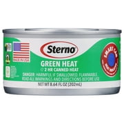 Sterno 2-Hour Green Heat Ethanol Gel Chafing Fuel, 5.99oz