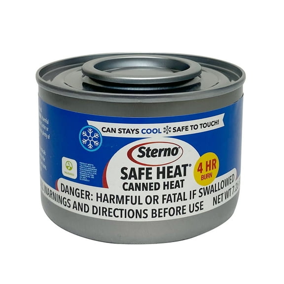 Sterno 4 Hour Safe Heat Wick Chafing Dish Fuel w/ Power Pad, UL Listed, 7.26 fl oz