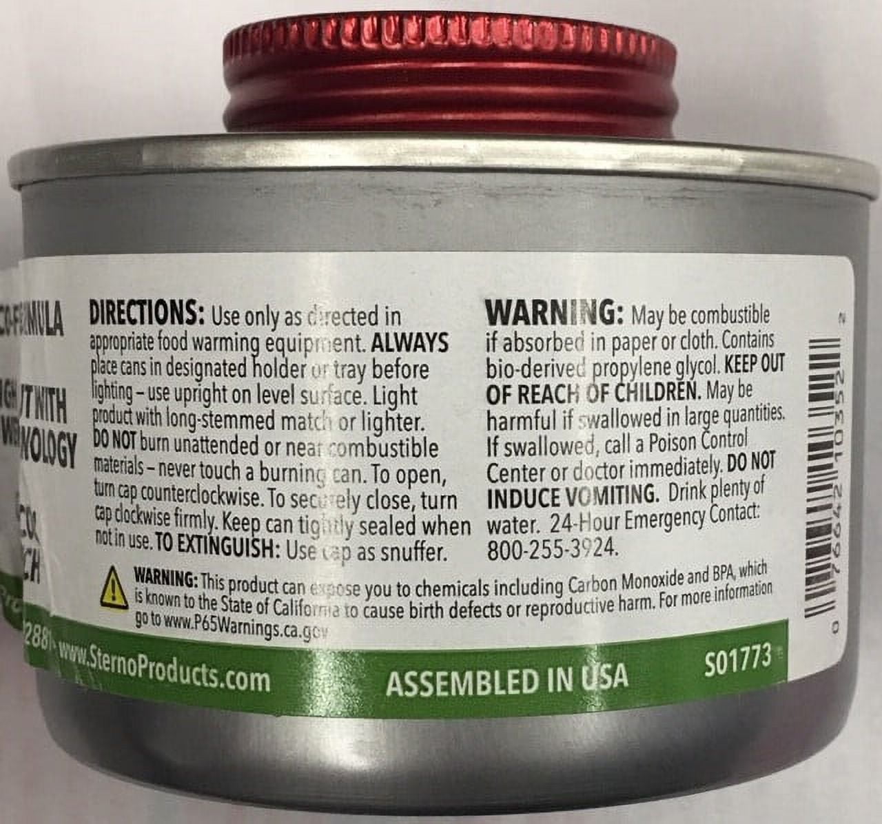 Sterno 6-Hour Green Wick Camping Fuel 0.24 Liters Camping Stove Replacement Fuel