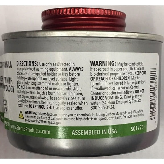 Sterno 6-Hour Green Wick Camping Fuel 0.24 Liters Camping Stove Replacement Fuel